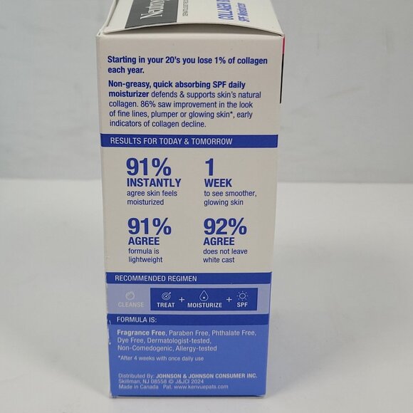 Neutrogena Collagen Bank SPF Moisturizer Sunscreen SPF30 2 Fl Oz NIB - Picture 4 of 5